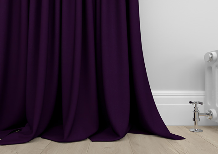 Faux Suede, Purple - Made to Measure Curtains - Image 6